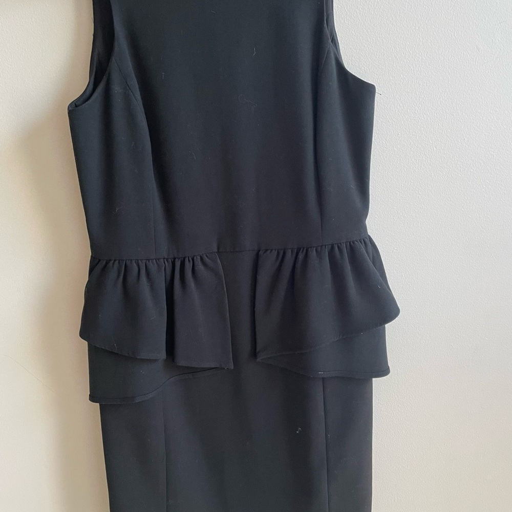 Michael Kors Black Peplum Sheath Mini Dress - Picture 5 of 14